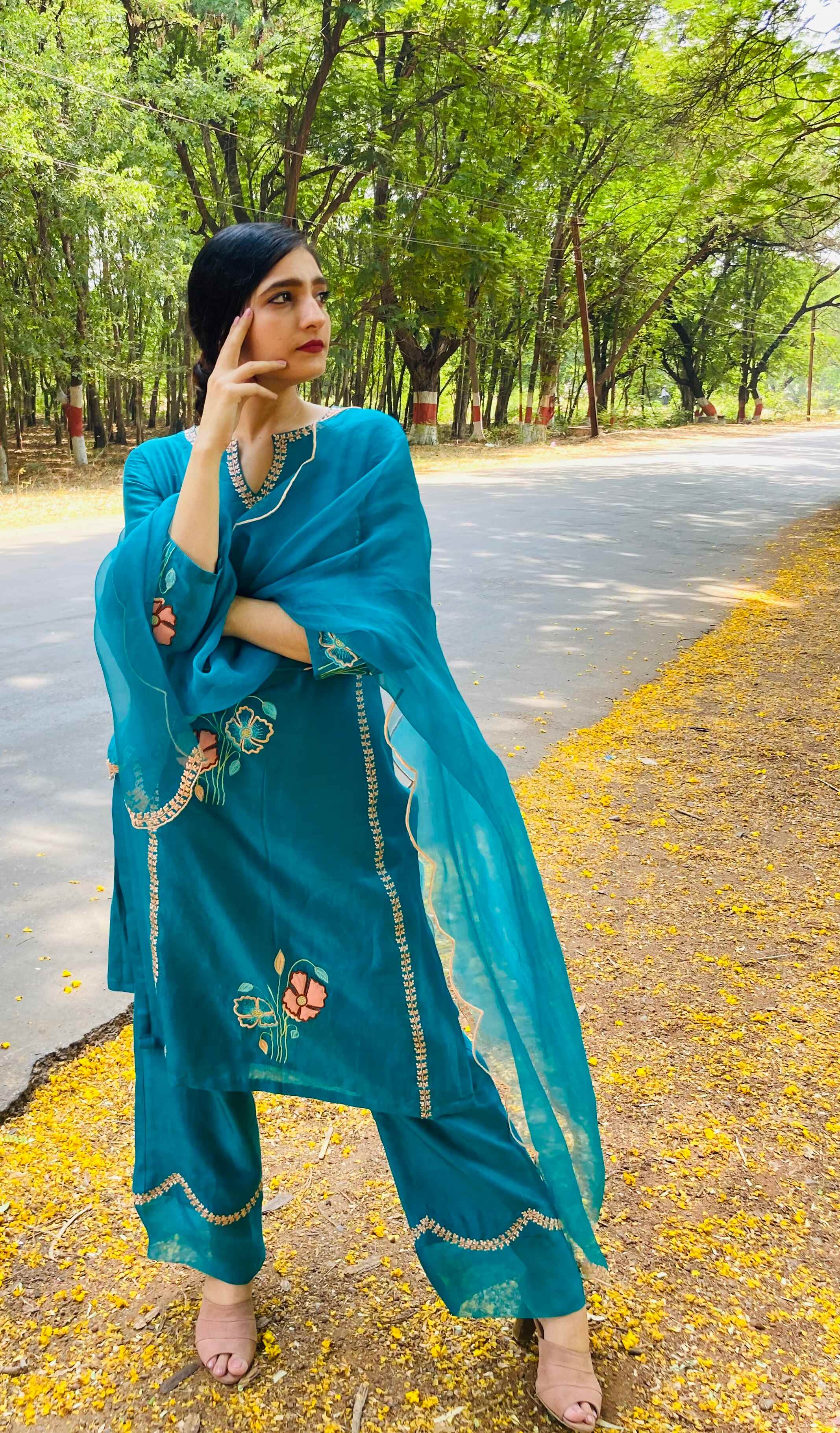 Cropped Faux leather Jacket