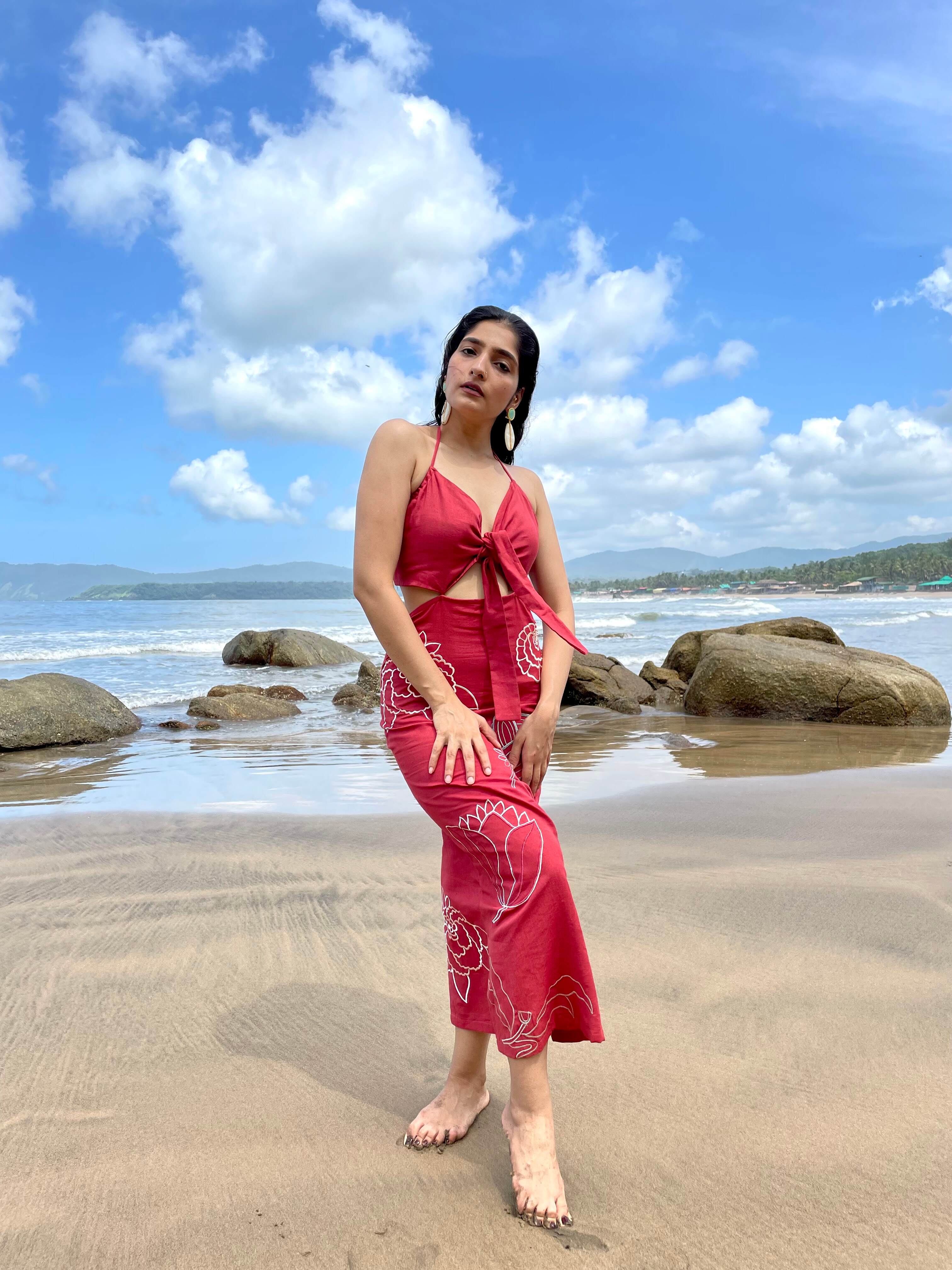 Cropped Faux leather Jacket