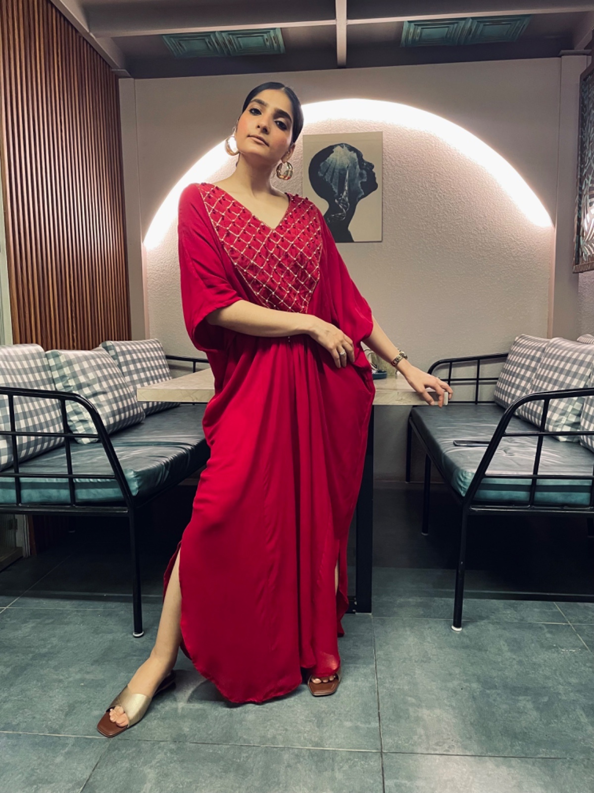 Cropped Faux leather Jacket