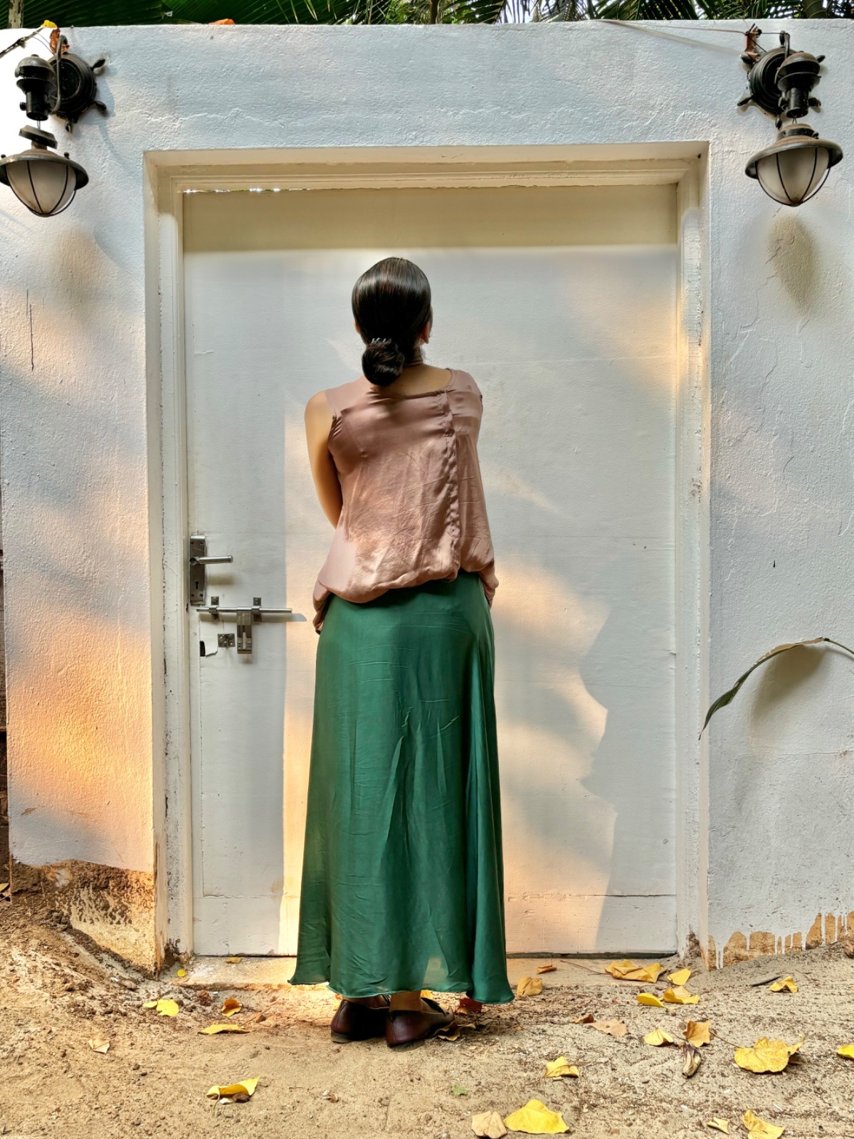 Cropped Faux leather Jacket