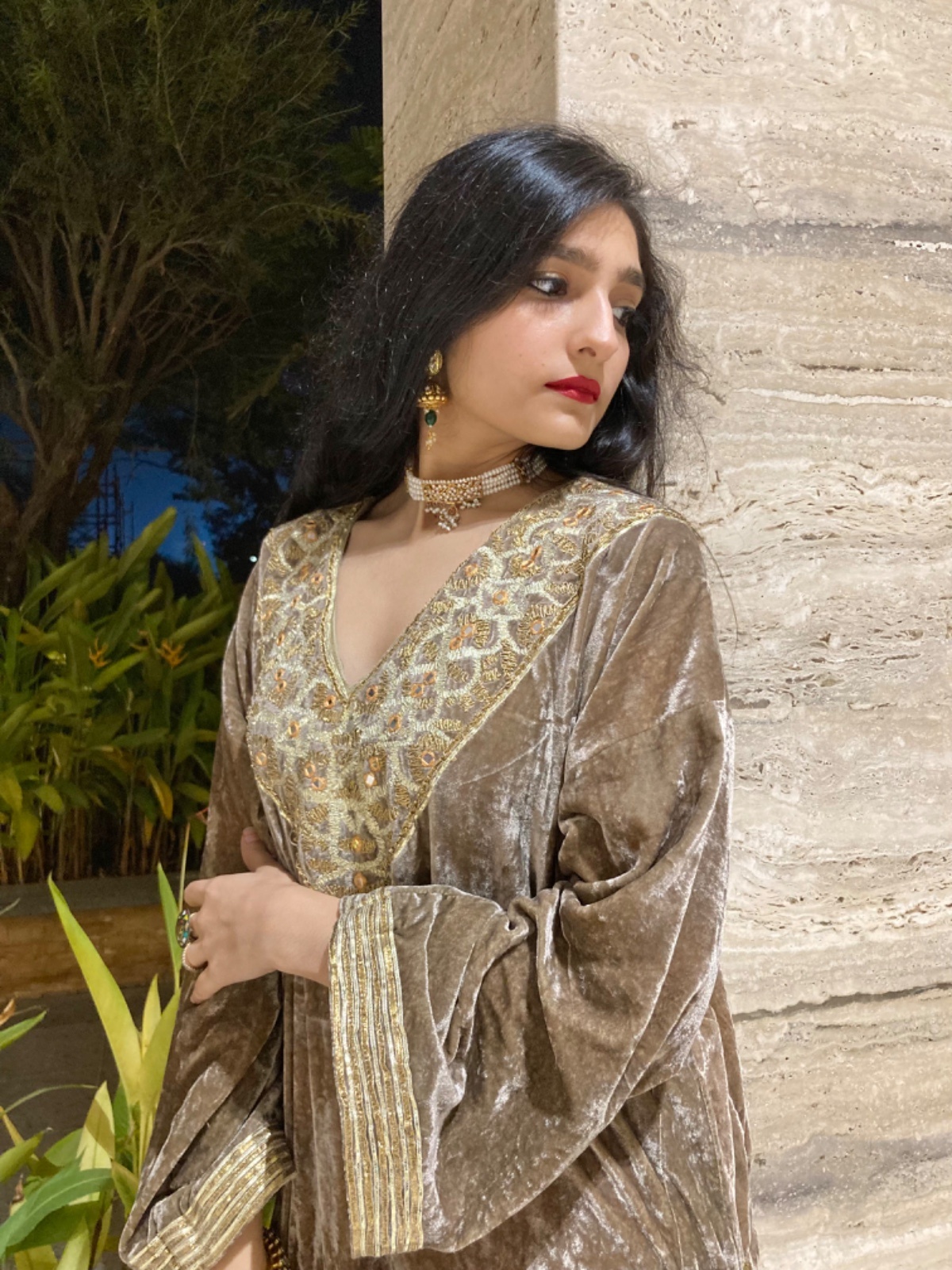 Cropped Faux leather Jacket