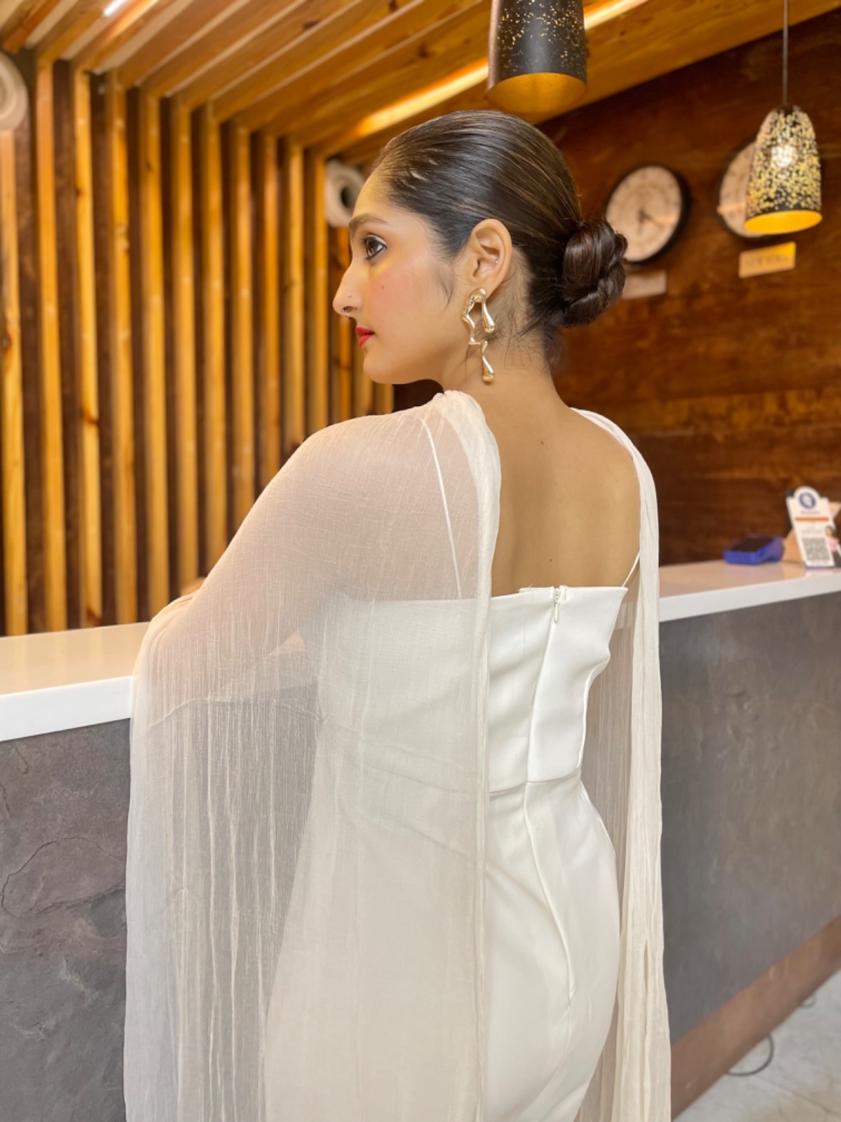 Cropped Faux leather Jacket