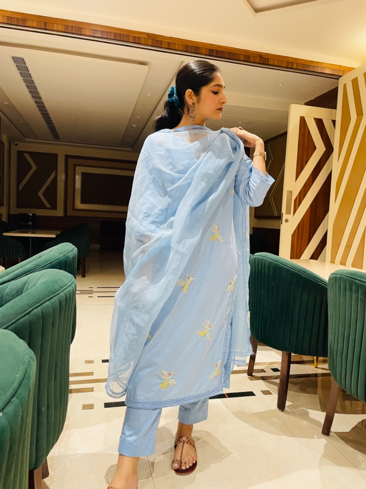 Cropped Faux leather Jacket